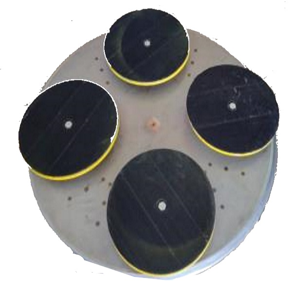 Полировальный диск инструмента 945 мм (4 плавающих диска липучки по 350мм)